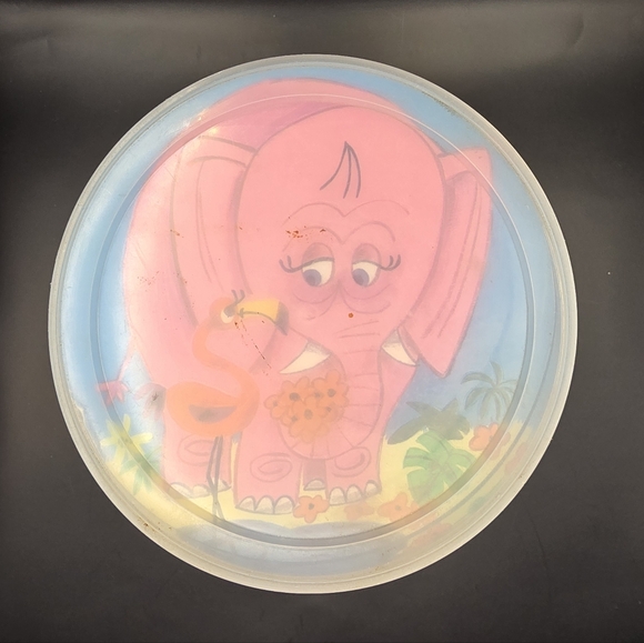 RARE Folgers Jungle Zoo Animals Coffee Can 1960s Elephant With Cardboard Insert. - Picture 7 of 9